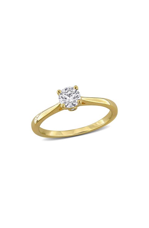 Lab Grown Diamond Solitaire Ring