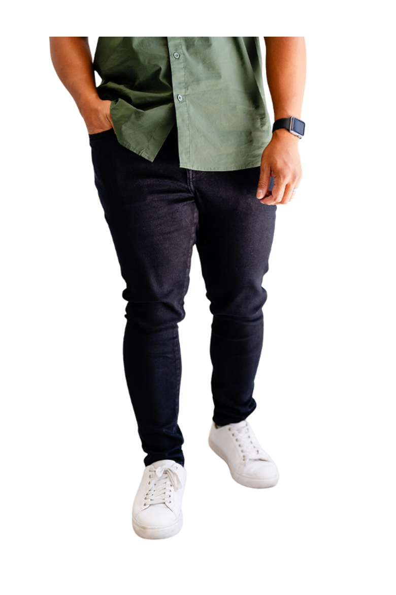 Skinny Black Jeans, Main, color, Black