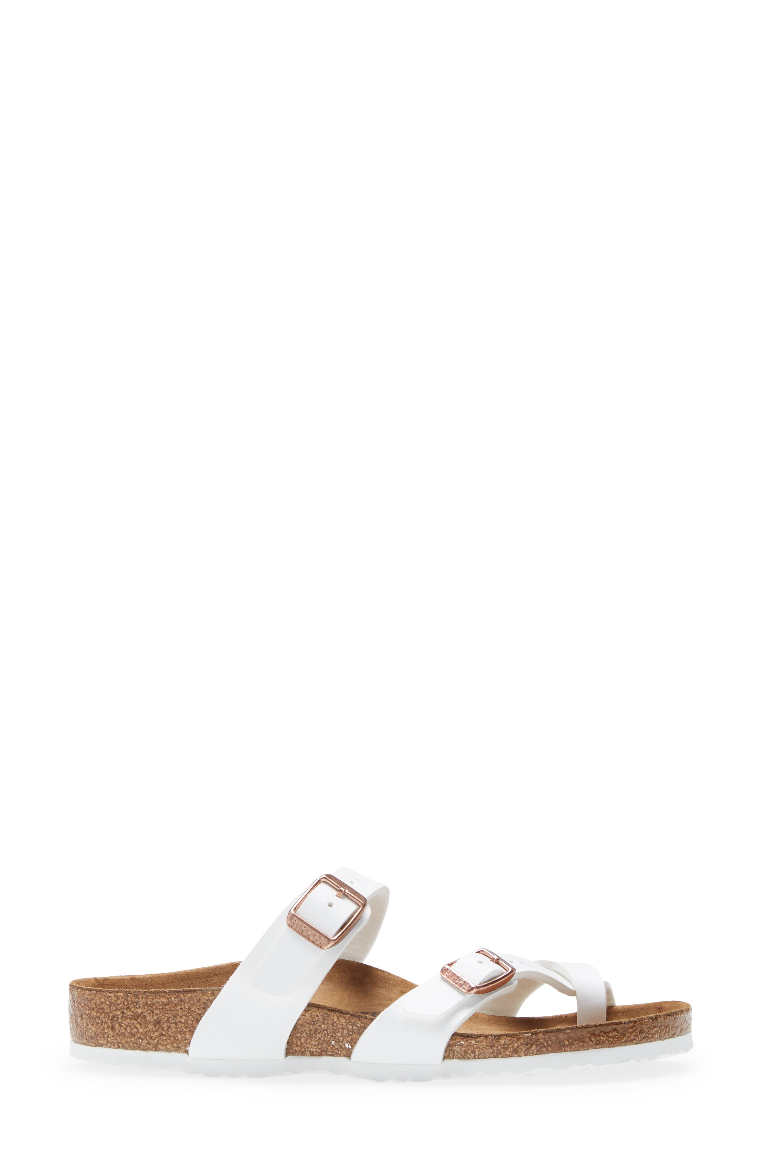Birkenstock Kids' Mayari Birko-Flor Slide Sandal, Alternate, color, White