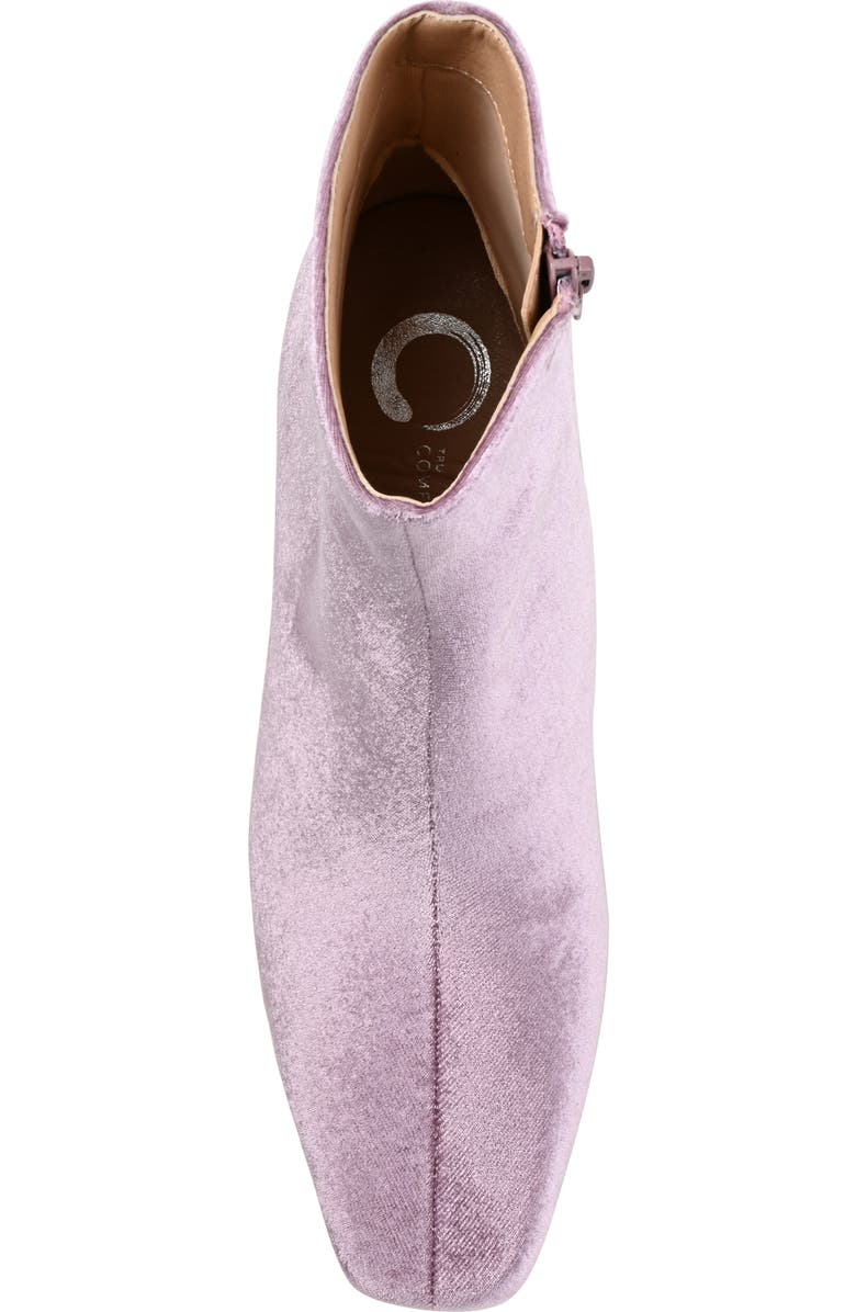 Journee Collection Hazara Block Heel Bootie, Alternate, color, Lilac