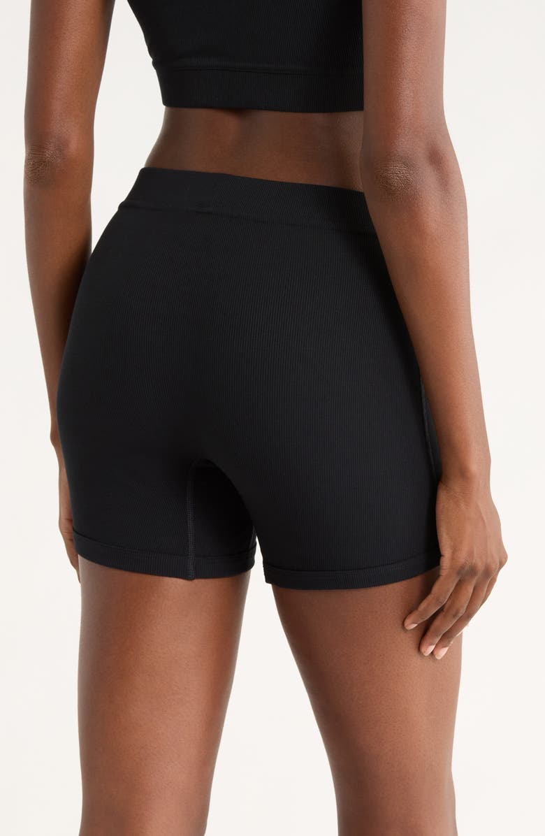 TomboyX Rib 4.5-Inch Boxer Briefs, Alternate, color, Black