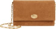 Burberry Cotswolds Suede Wallet on a Chain