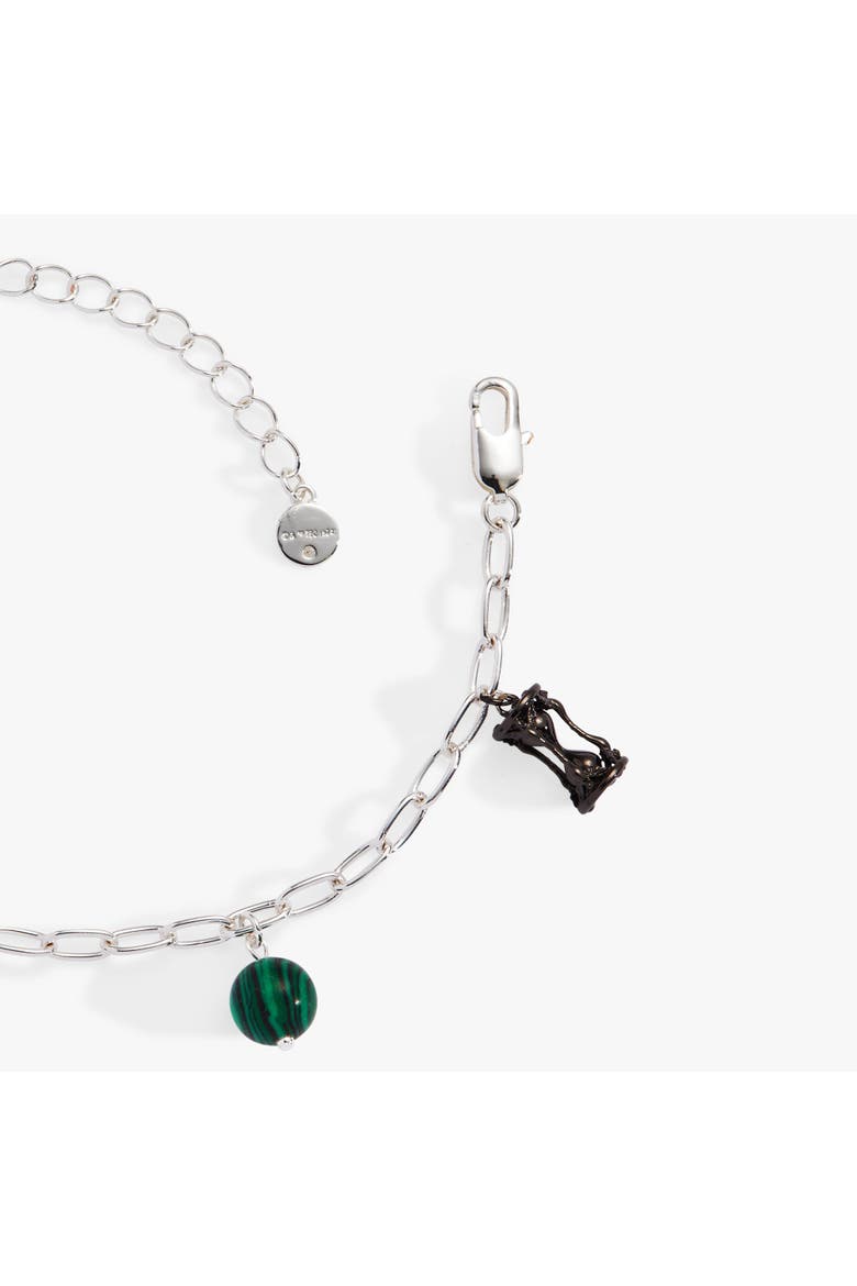 The Wizard of Oz Wicked Witch Charm Bracelet, Alternate, color, Silver