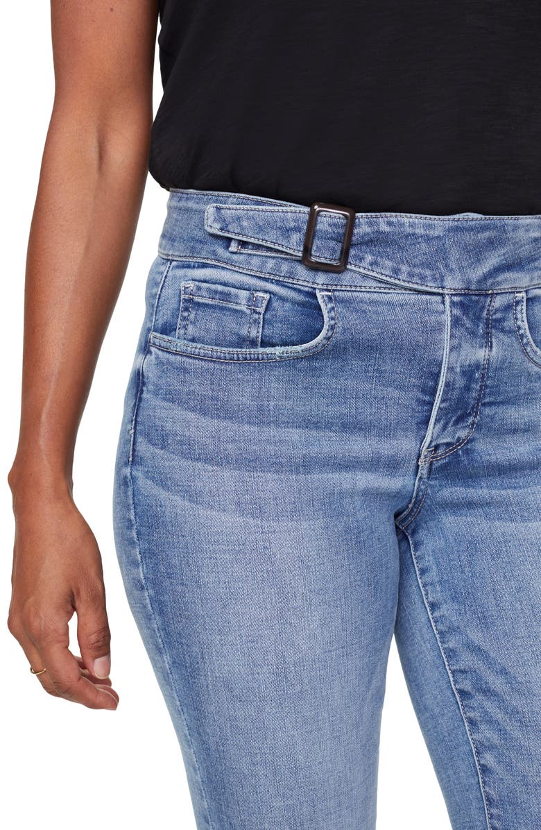 NYDJ Marilyn Buckle Waist Straight Leg Jeans, Alternate, color, 