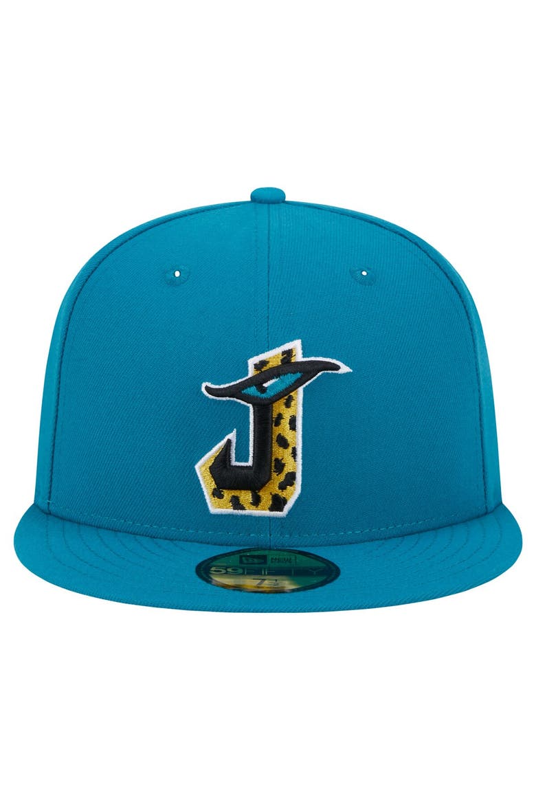 Men's New Era Teal Jacksonville Jaguars City Originals 59FIFTY Fitted Hat, Alternate, color, Teal