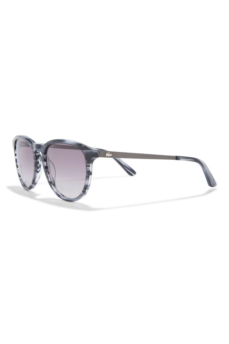 50mm Round Sunglasses, Alternate, color, GREY MARBLE