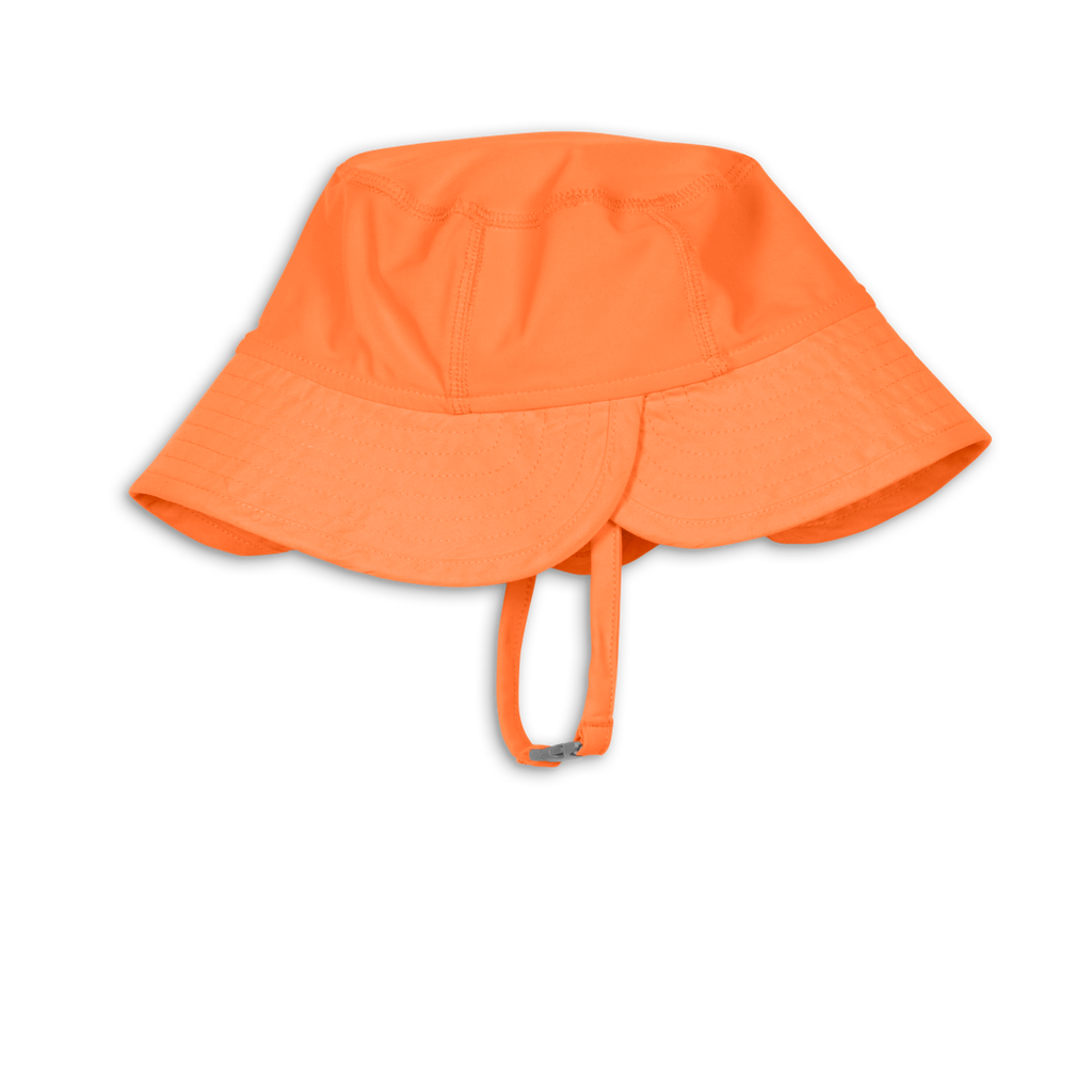 Shop Primary Baby Sun Hat In Cantaloupe