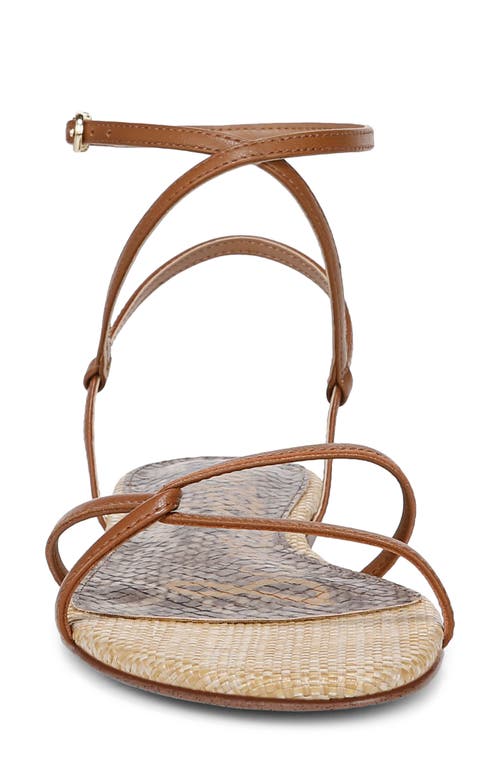 Sam Edelman Ellina Ankle Strap Sandal In Saddle