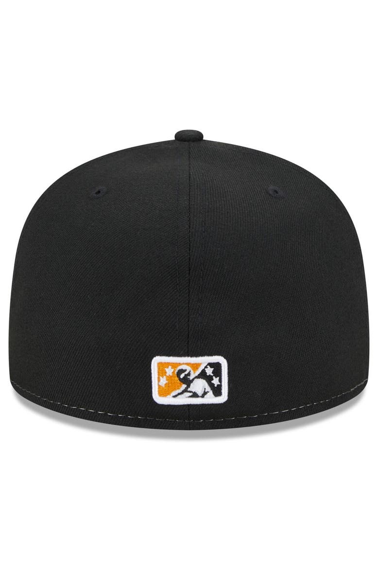 New Era Men's New Era White Corpus Christi Hooks Theme Nights Día De Los Hooks 59FIFTY Fitted Hat, Alternate, color, White