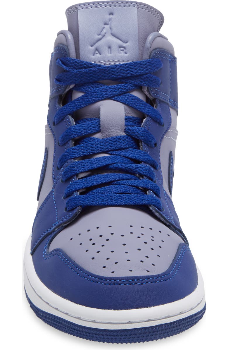 Jordan Air Jordan 1 Mid SE Sneaker, Alternate, color, Iron Purple/ Deep Royal Blue