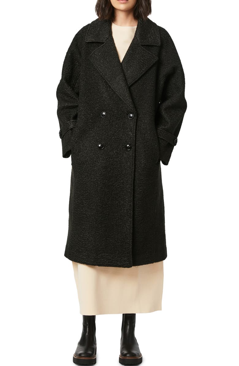 Bernardo Oversize Double Breasted Coat, Main, color, 