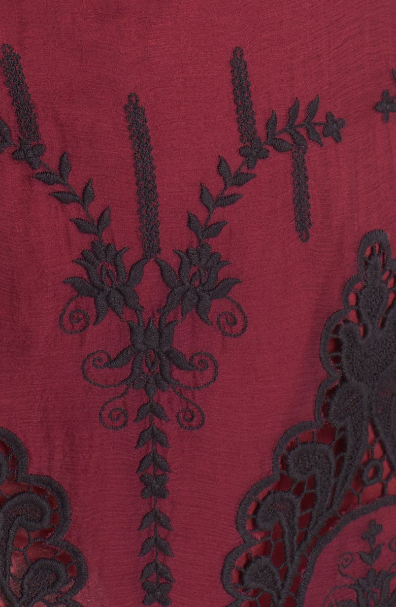 Dolce Vita Tiered Crinkled Silk Dress, Alternate, color, 