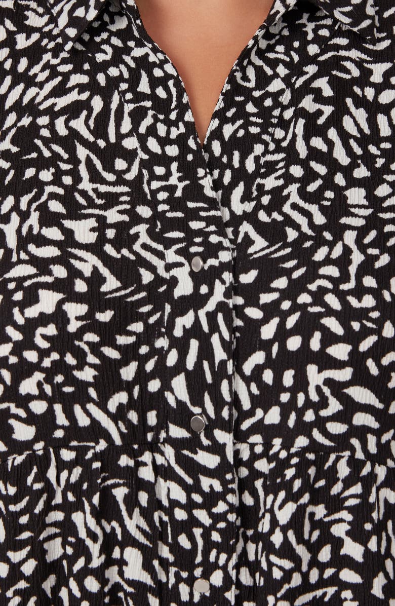 Estelle Abstract Spot Shirtdress, Alternate, color, Print