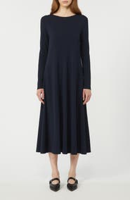 Weekend Max Mara Acro Long Sleeve Jersey Dress