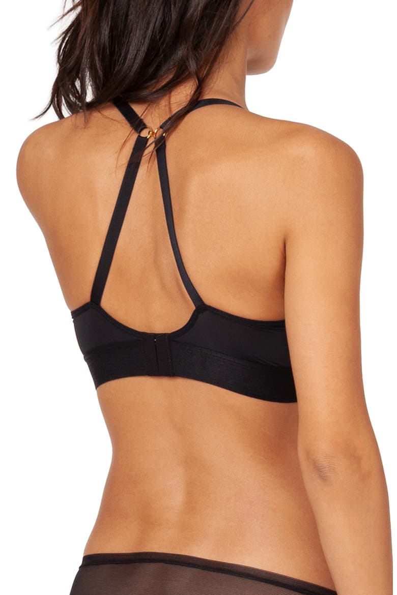 The Spacer T-Shirt Bra, Alternate, color, JET BLACK