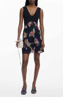 Desigual Sleeveless Floral Minidress