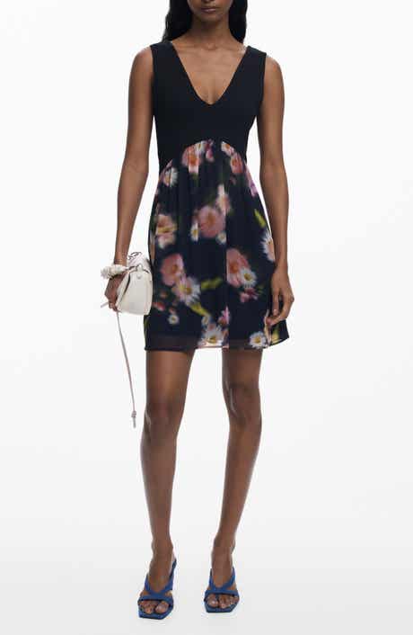 Desigual Sleeveless Floral Minidress