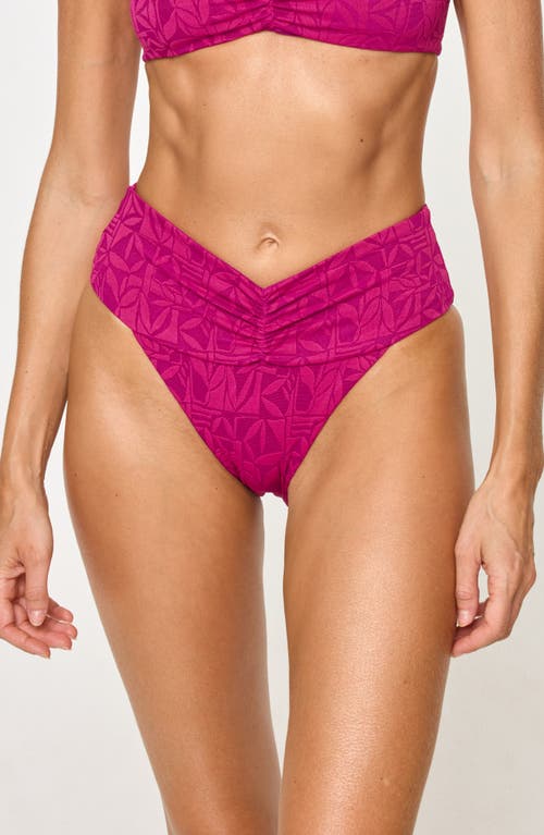LSPACE Bardot Bikini Bottoms in Berry  product