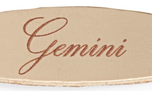 Set & Stones Engraved Zodiac Pendant