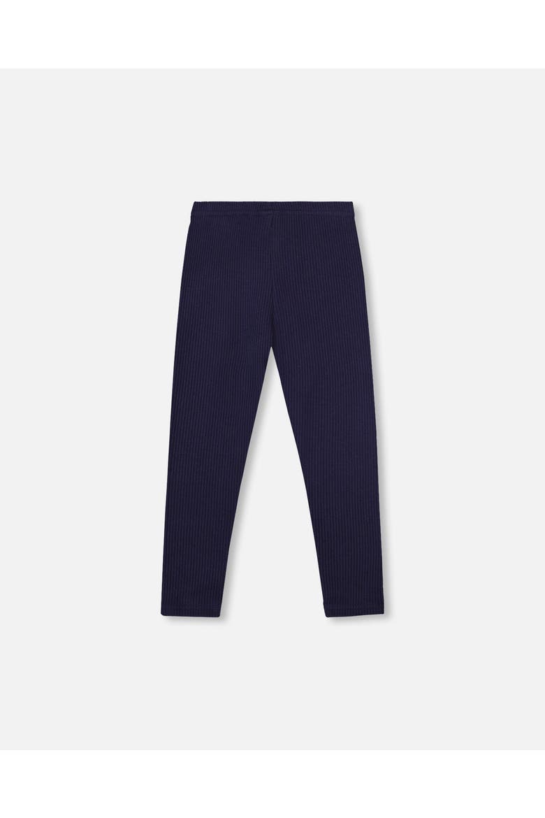 Ribbed Leggings, Alternate, color, Navy Blue
