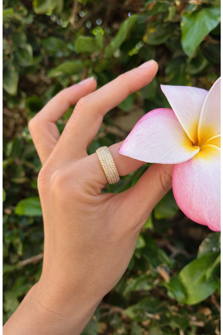 Mini Billionaire Ring, Alternate, color, Gold