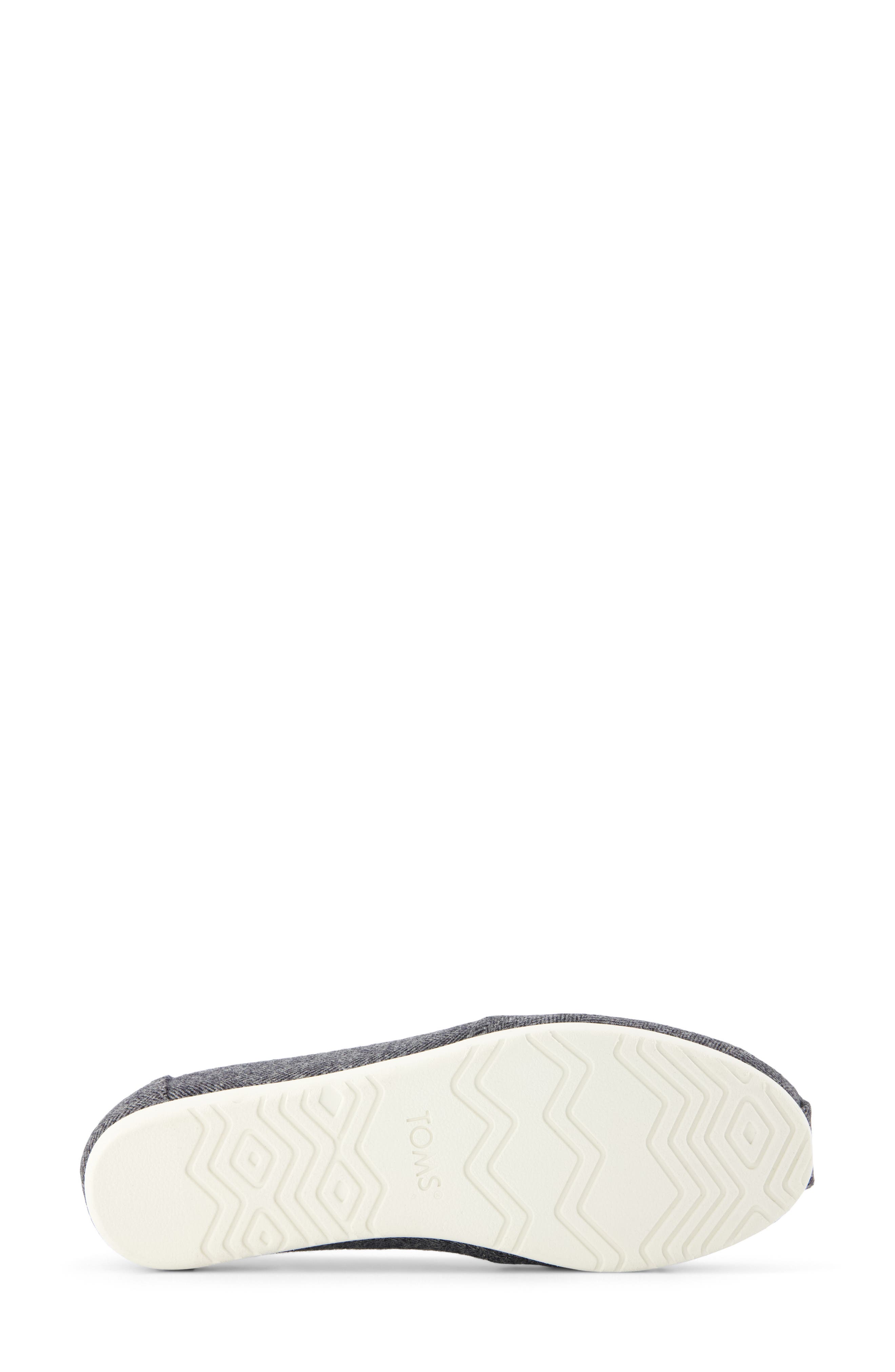 Alpargata Faux Shearling Lined Slip-On, Alternate, color, CHARCOAL