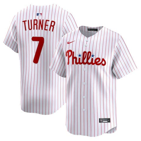 Men's Nike Trea Turner White Philadelphia Phillies Home Limited Player Jersey