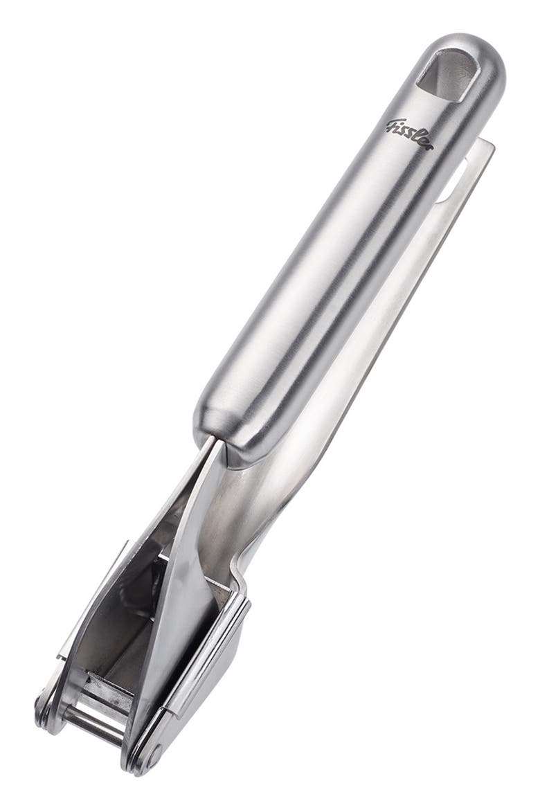 Essential™ garlic press, Main, color, Metallic Silver
