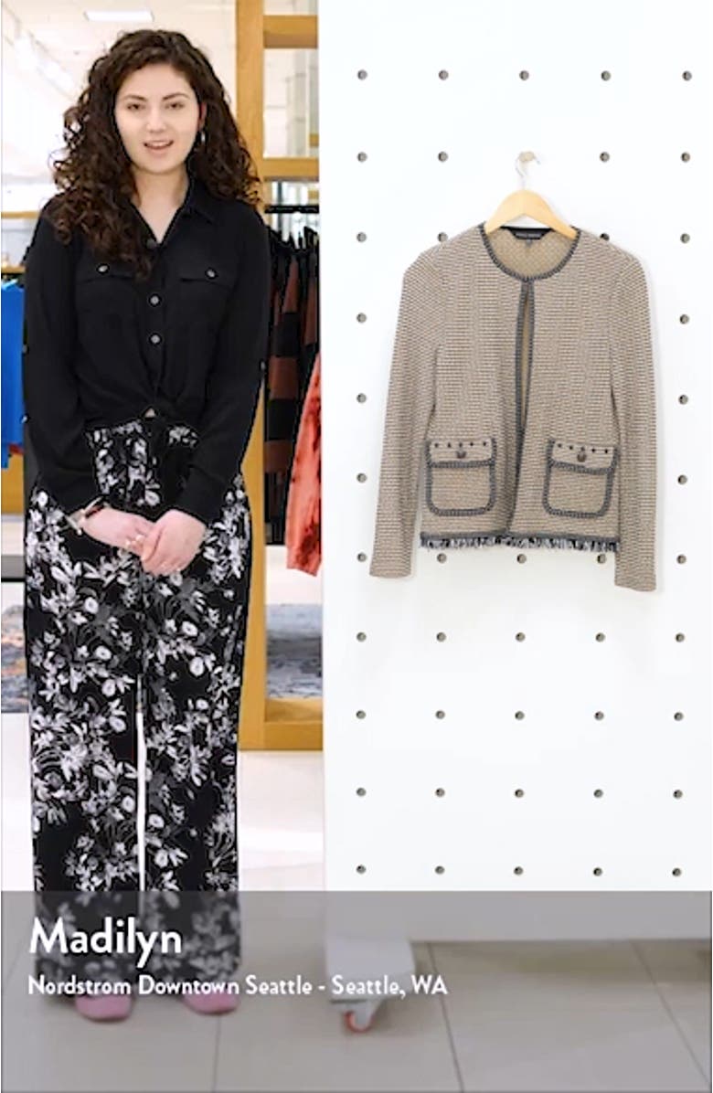 Tweed Knit Jacket, sales video thumbnail