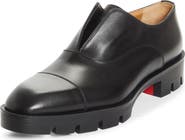 Christian Louboutin Alpha Lion Cap Toe Slip-On