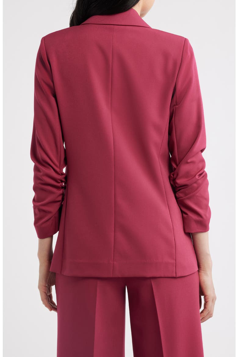 Faux Double Breasted Blazer, Alternate, color, BERRY BLISS