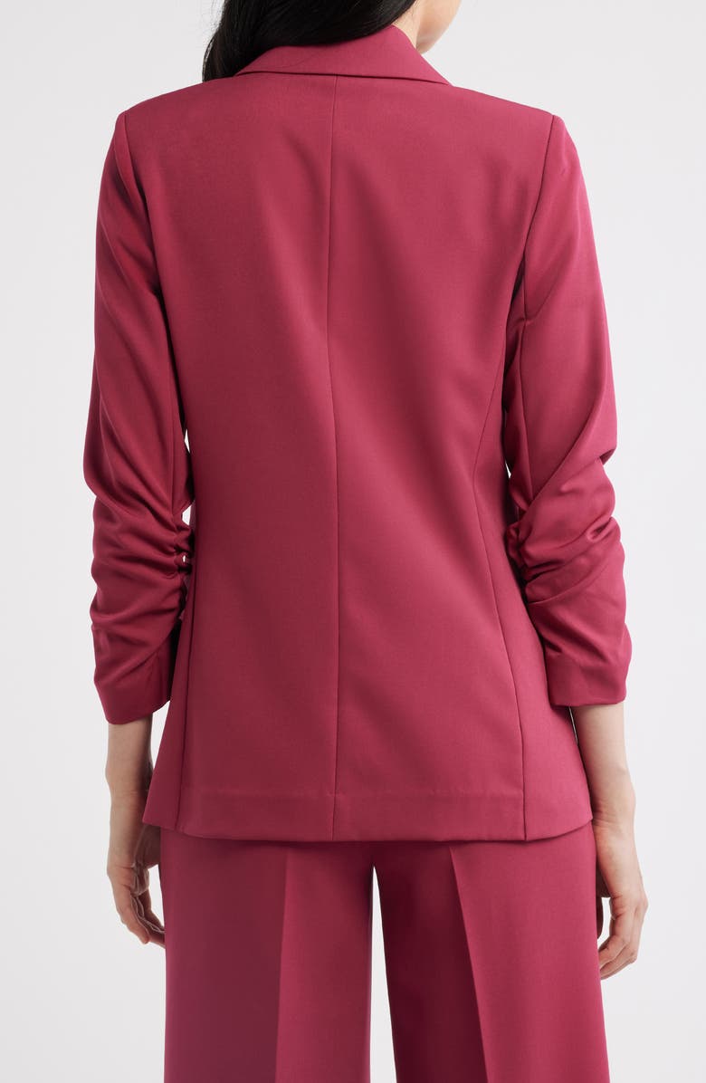 Tahari ASL Faux Double Breasted Blazer, Alternate, color, Berry Bliss