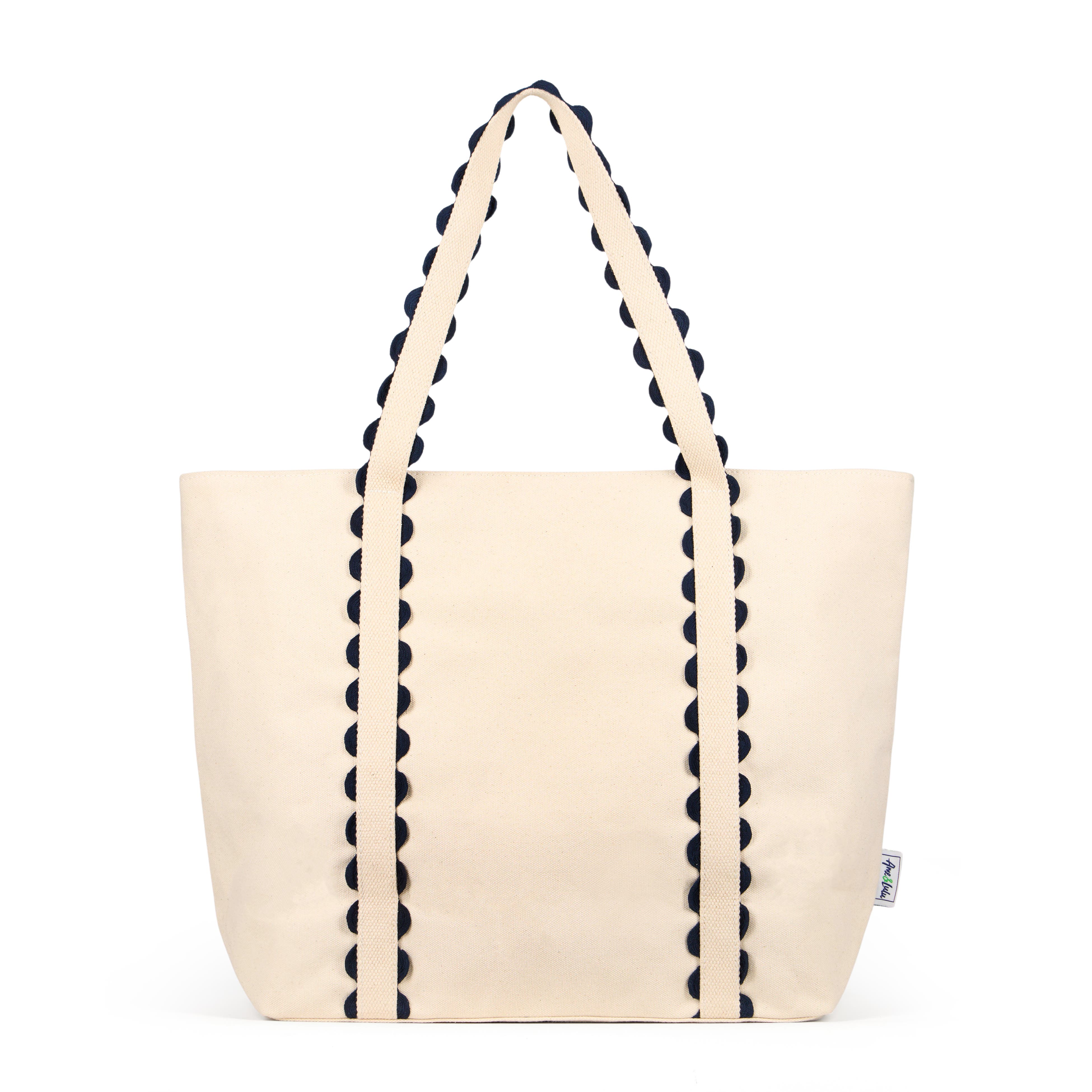 Ame & Lulu Nantucket Beach Tote, Alternate, color, Navy
