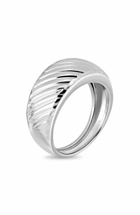 14K Gold Wide Band Ring