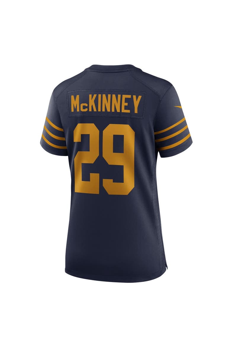 Women's Nike Xavier McKinney Navy Green Bay Packers The 1923 Classic Game Jersey, Alternate, color, Navy