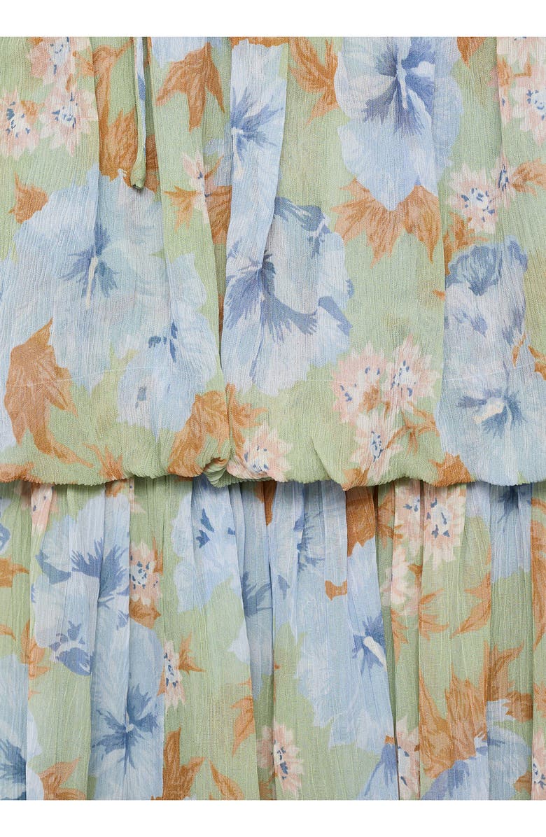 MANGO Floral Blouson Sundress, Alternate, color,
