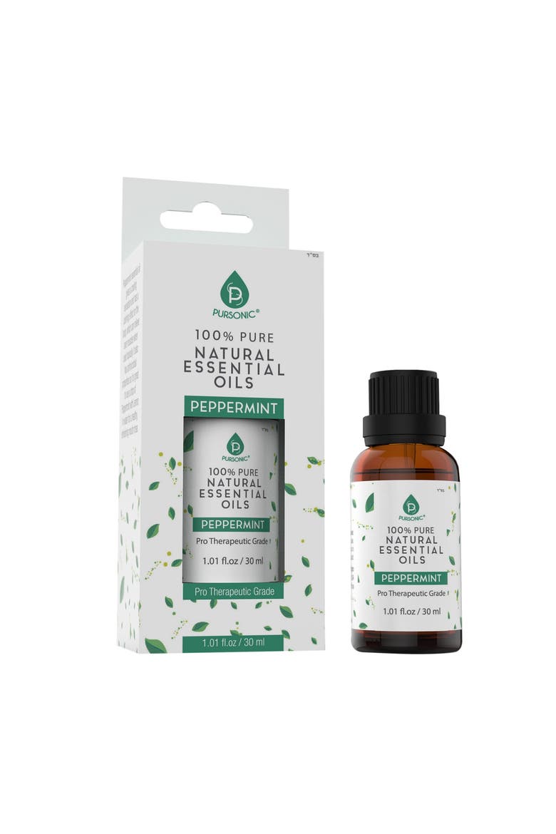 100% Pure & Natural Peppermint Essential Oils, Main, color, Green