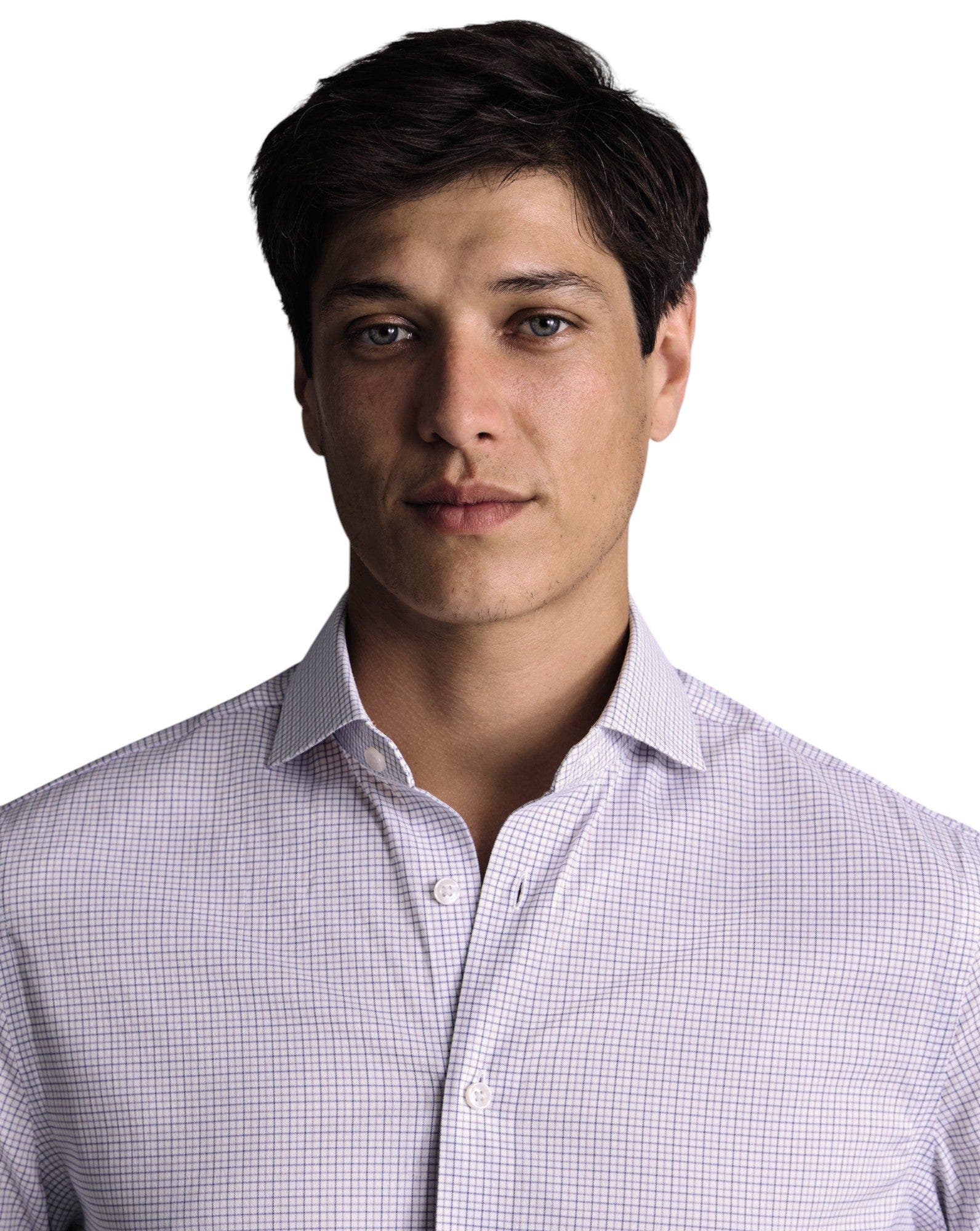 Non-iron Performance Check Slim Fit Shirt - image 4