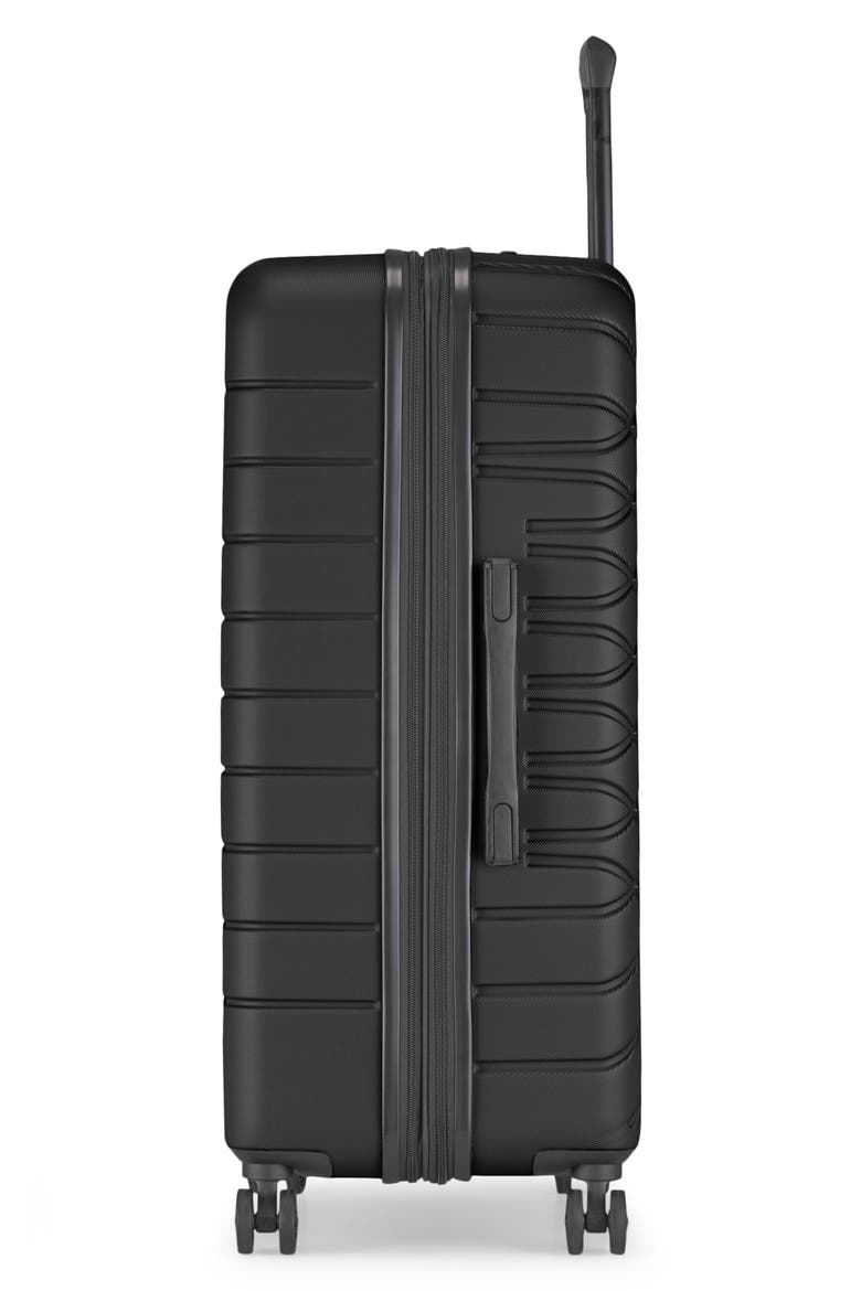 Mecca 2-Piece Hardside Luggage Set, Alternate, color, BLACK