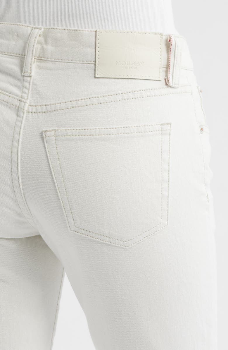 MOUSSY VINTAGE Keane Slim Straight Leg Jeans, Alternate, color, White
