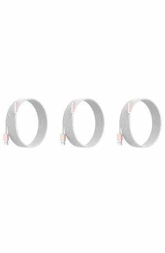 The Posh Tech 10 ft. MFI Lightning Cable 3-Piece Set