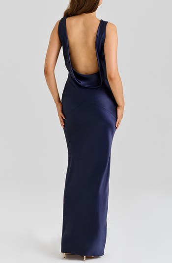 Safaira Cowl Neck Gown