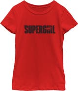 Supergirl Girl's Supergirl New Spray Logo Graphic T-Shirt