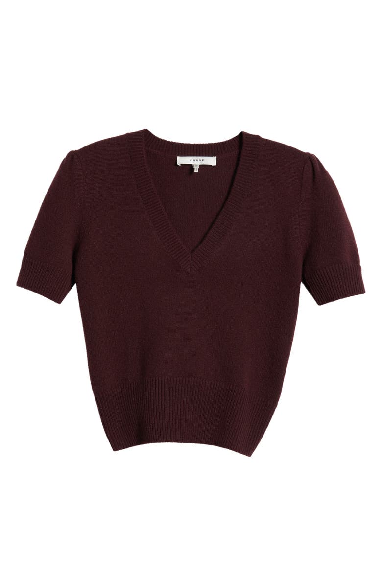 FRAME Cashmere Sweater, Alternate, color, Deep Burgundy
