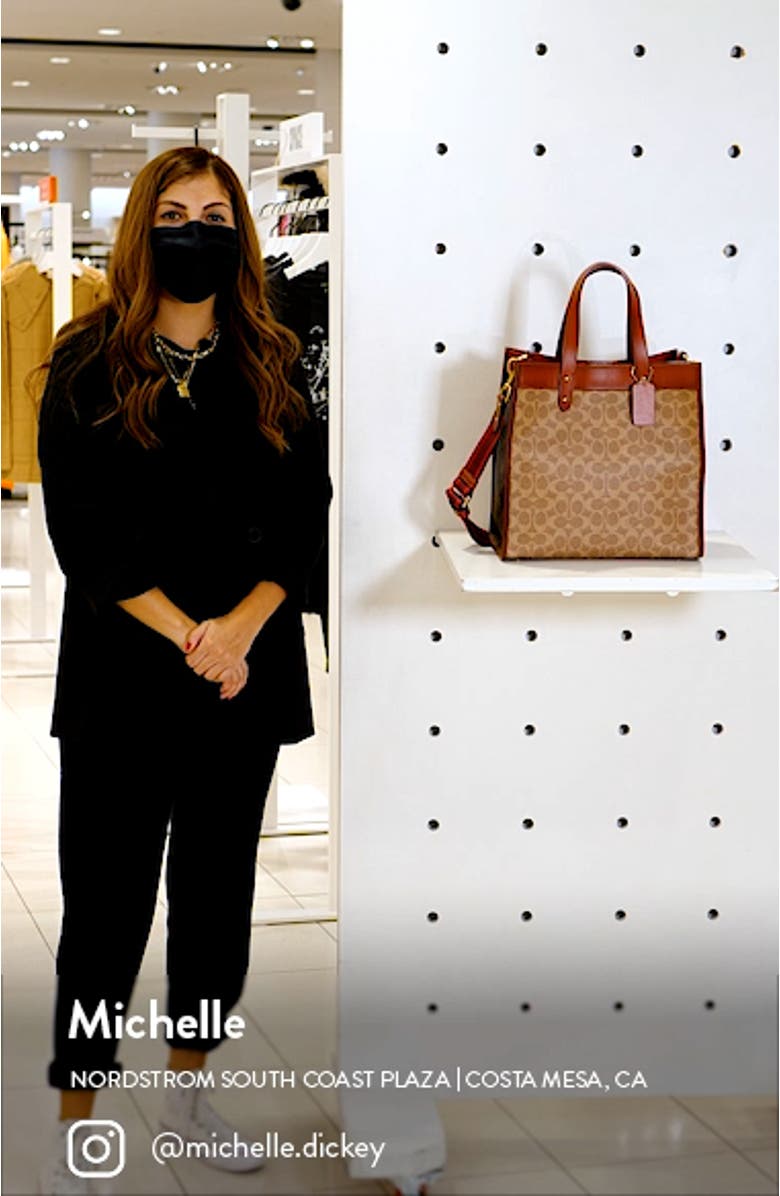 Horse & Carriage Signature Coated Canvas Tote, sales video thumbnail