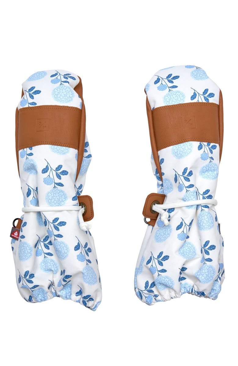 Northern Classics Girls Waterproof Ski Mitten, Main, color, Hydrangea