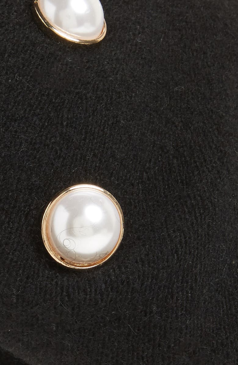 Berry Imitation Pearl Embellished Beret, Alternate, color, 