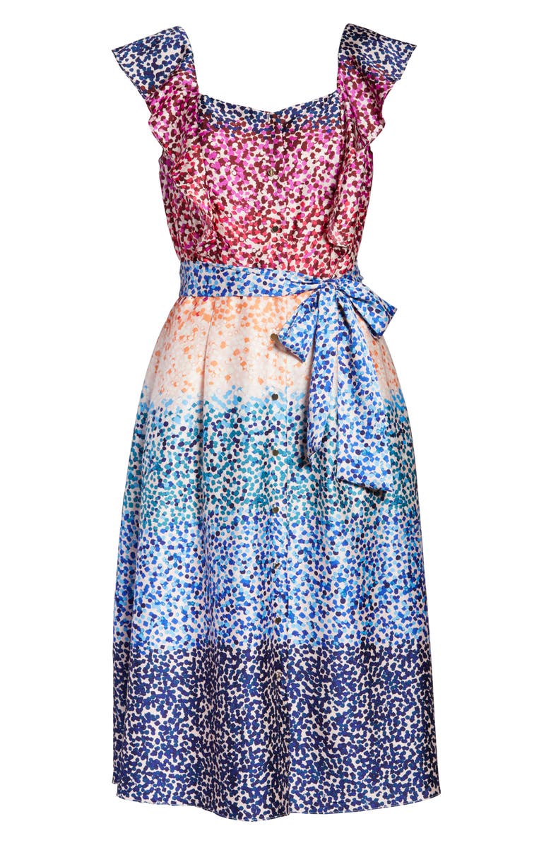 Julia Jordan French Twill Midi Dress, Alternate, color, 