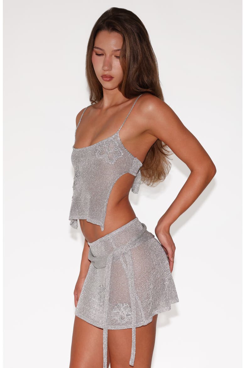 Istana Metallic Tank, Alternate, color, SILVER