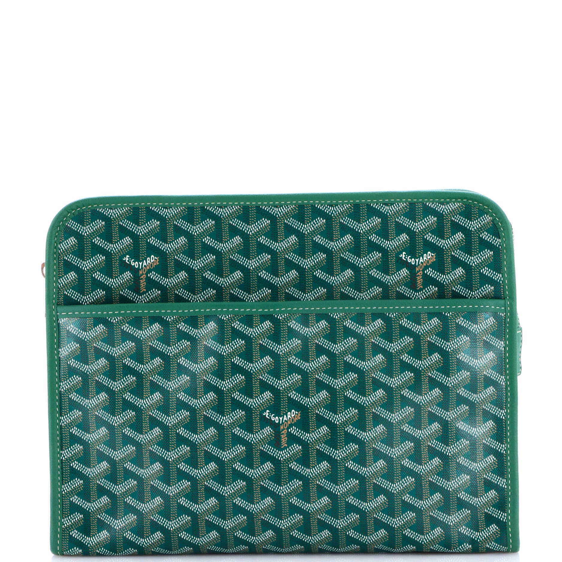 Jouvence Toiletry Pouch Coated Canvas GM, Main, color, Green